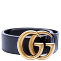 400593 Marmont GG Leather Belt Size 85/34 Black