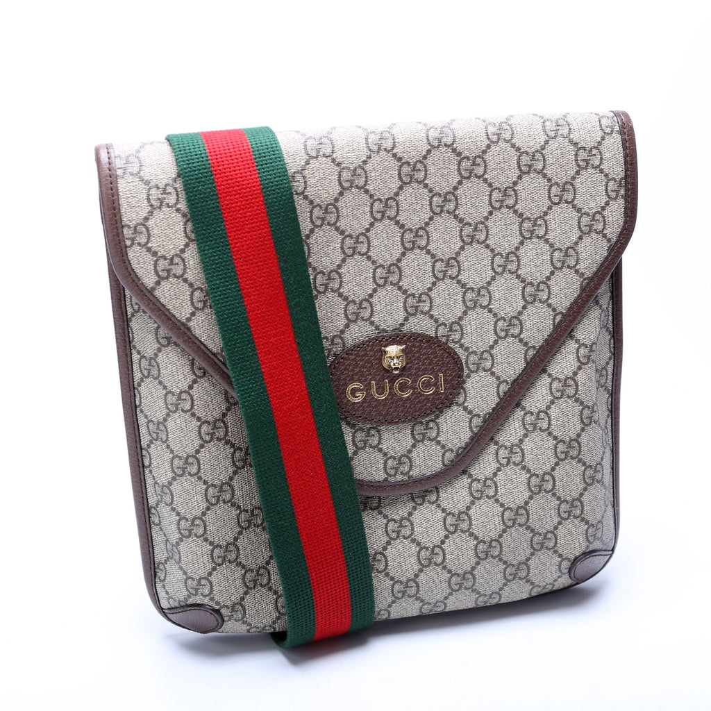 598604 GG Supreme Neo Vintage Messenger Brown