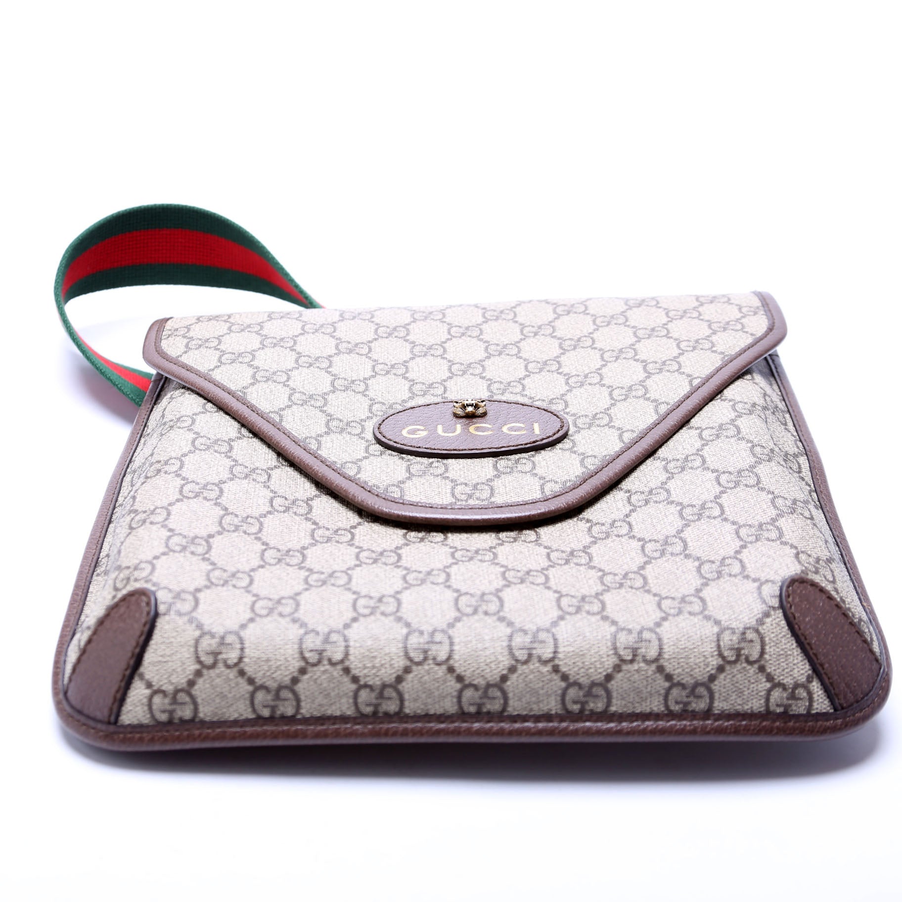 598604 GG Supreme Neo Vintage Messenger Brown