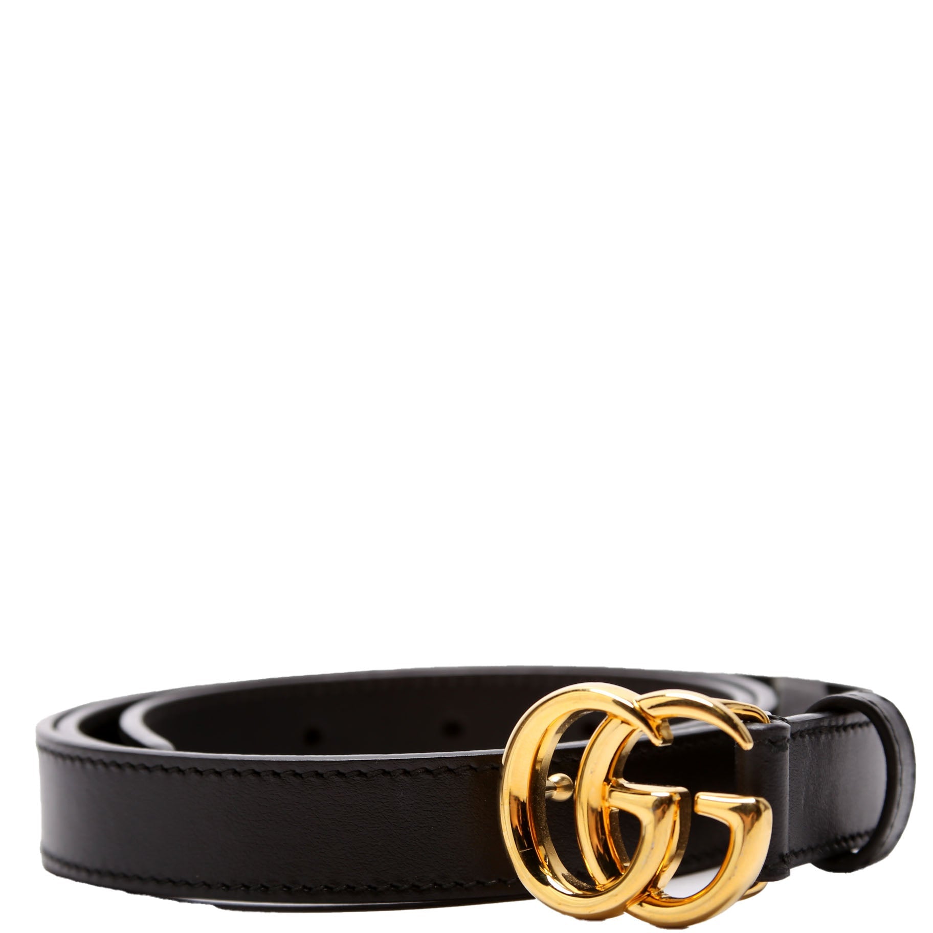 409417 GG Marmont Thin Belt Size 85/34 Black