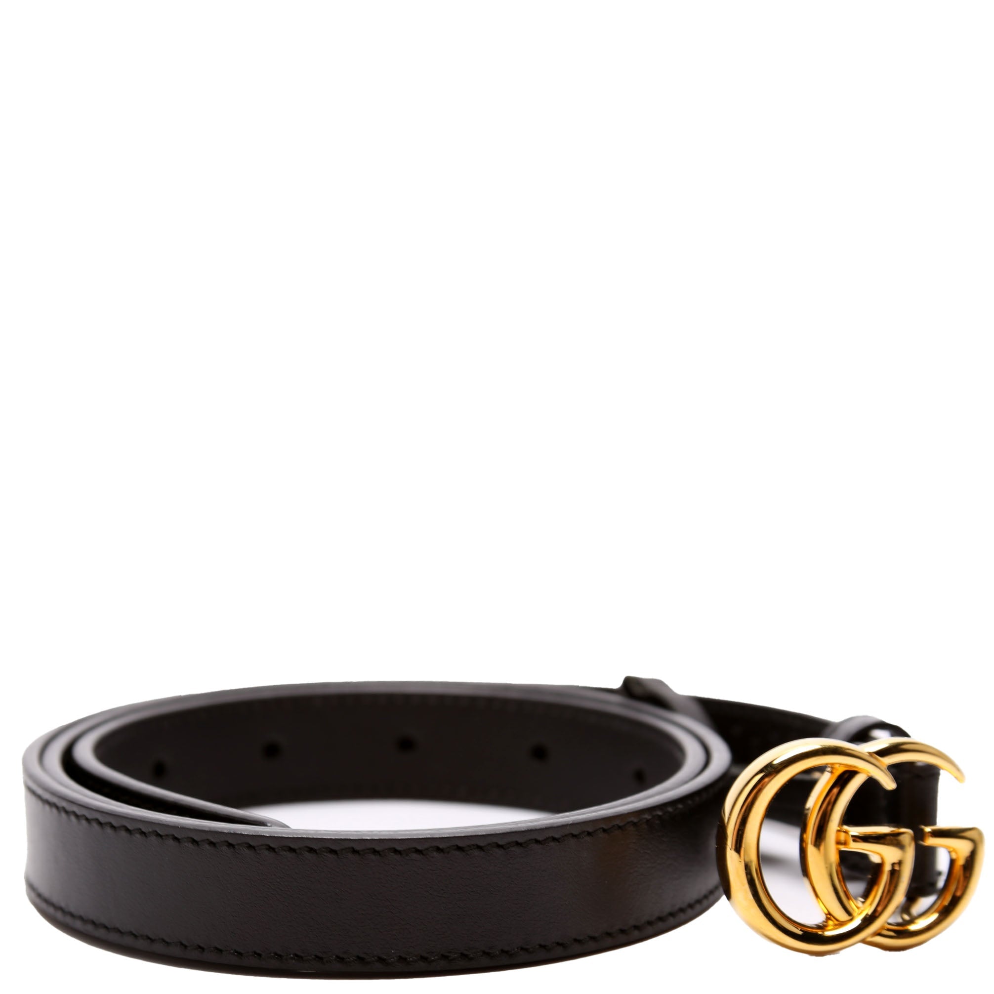 409417 GG Marmont Thin Belt Size 85/34 Black