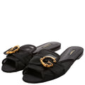 Baroque Mesh Slides Size 37.5 Black