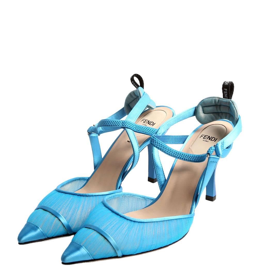 Colibri Lite 85MM Tulle Satin Size 37.5 Blue