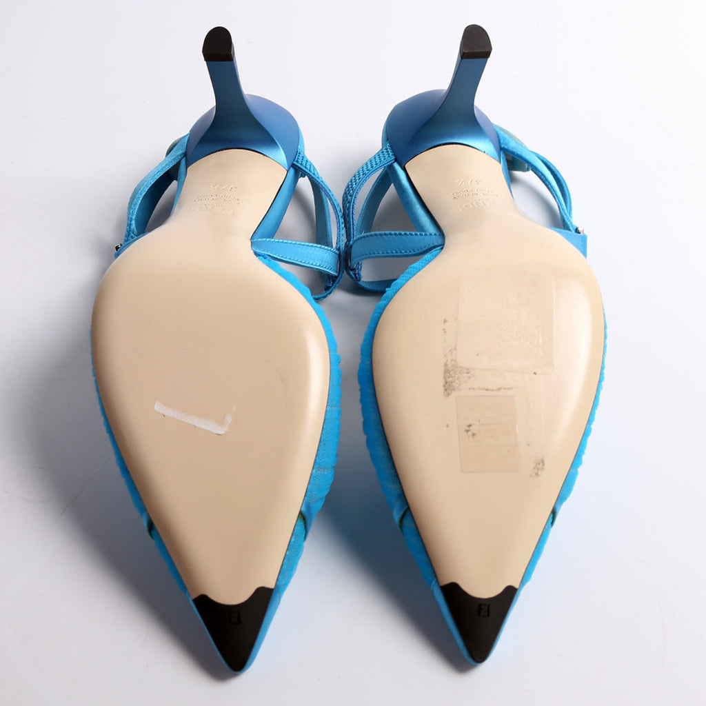Colibri Lite 85MM Tulle Satin Size 37.5 Blue
