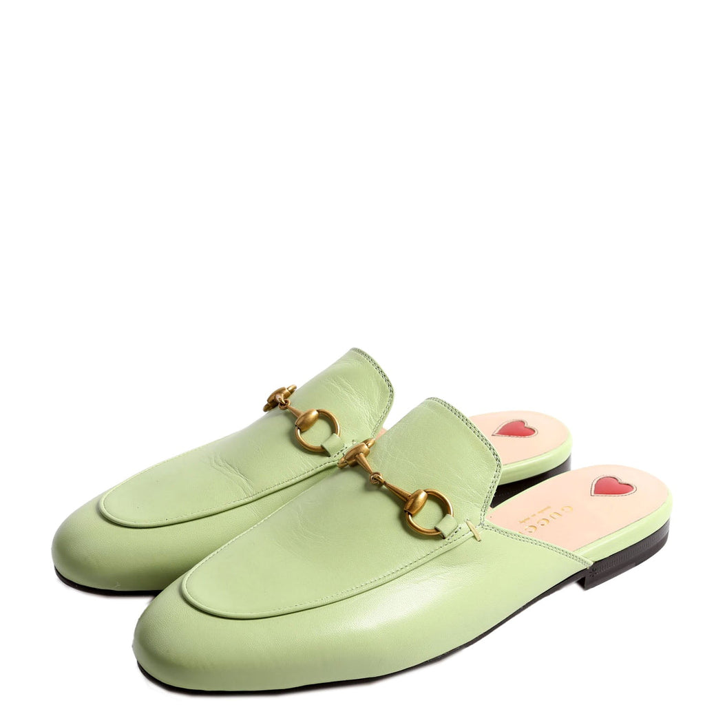 Princetown Mules Size 38 Green