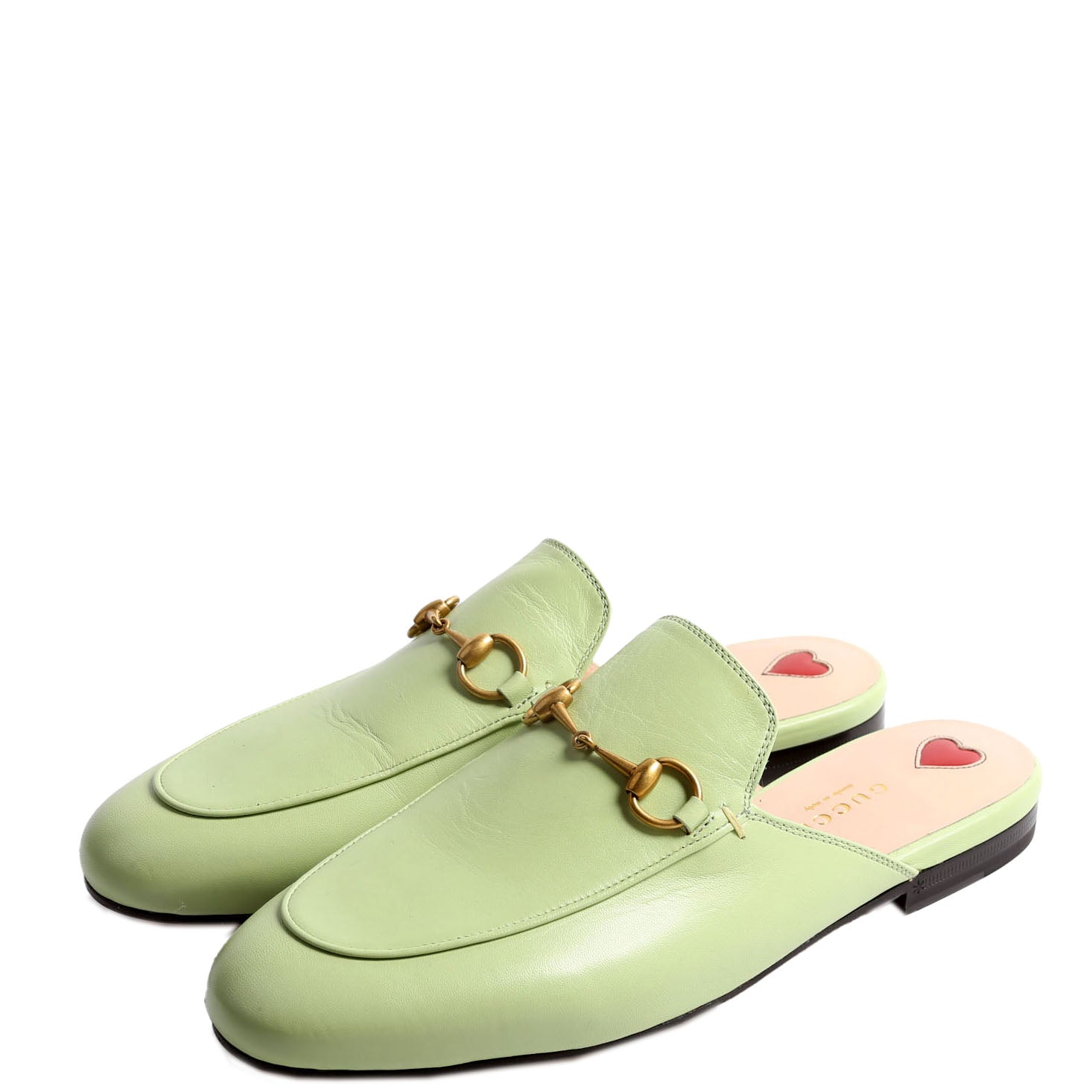 Princetown Mules Size 38 Green