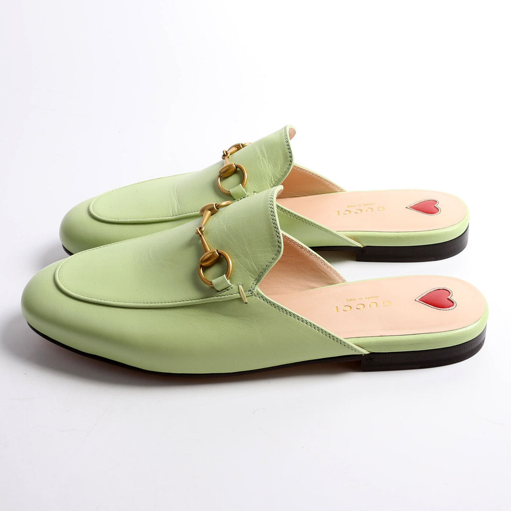 Princetown Mules Size 38 Green