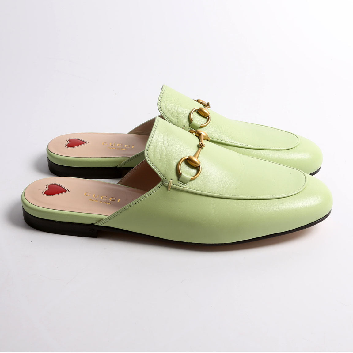 Princetown Mules Size 38 Green