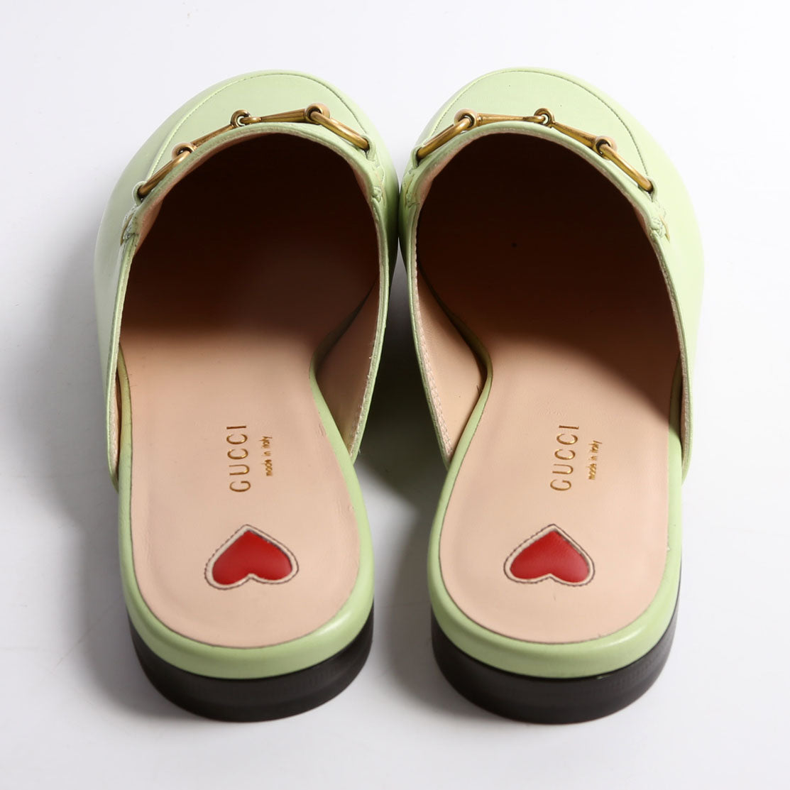 Princetown Mules Size 38 Green
