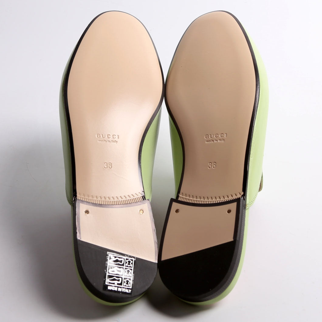 Princetown Mules Size 38 Green