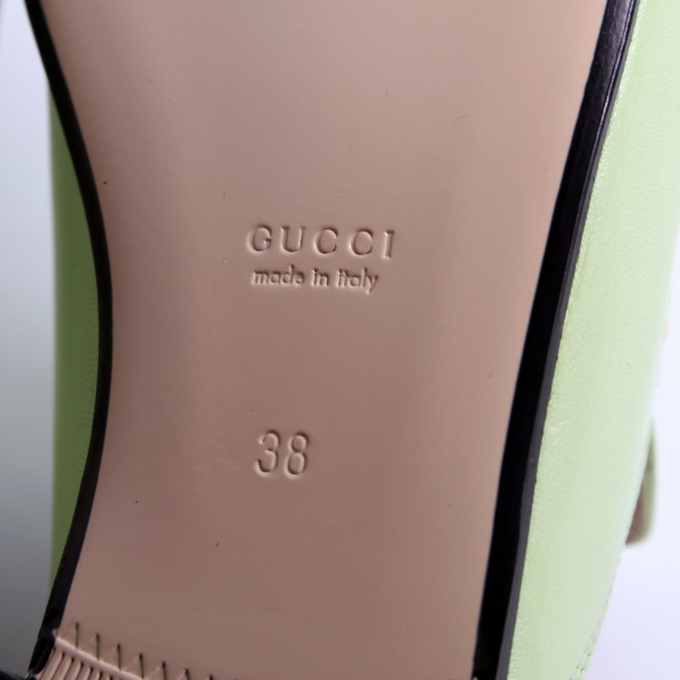 Princetown Mules Size 38 Green