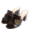GG Marmont Fringe Mules Size 37.5