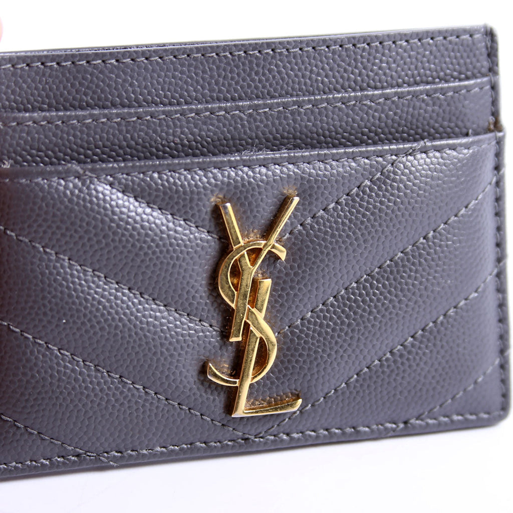 Grain De Poudre Card Holder 423291 Grey