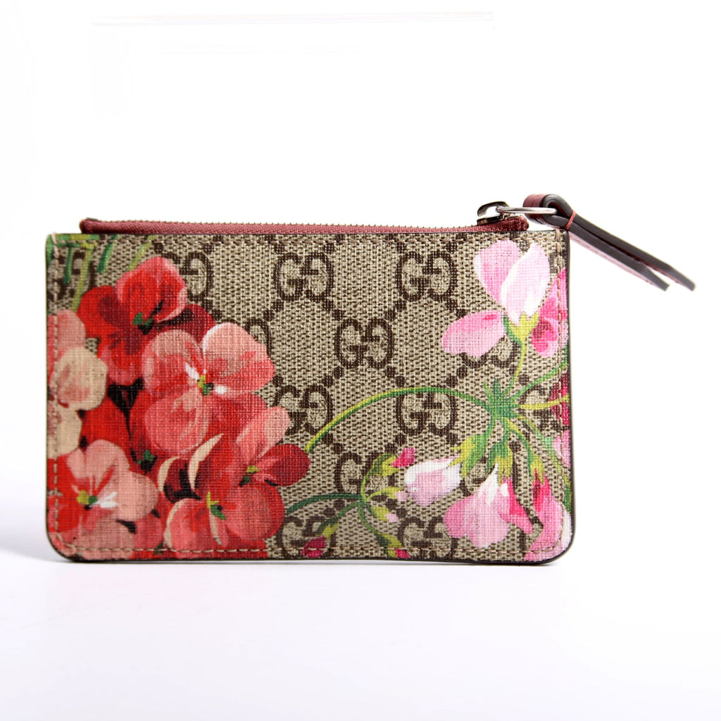 421311 GG Blooms Key Pouch Mauve