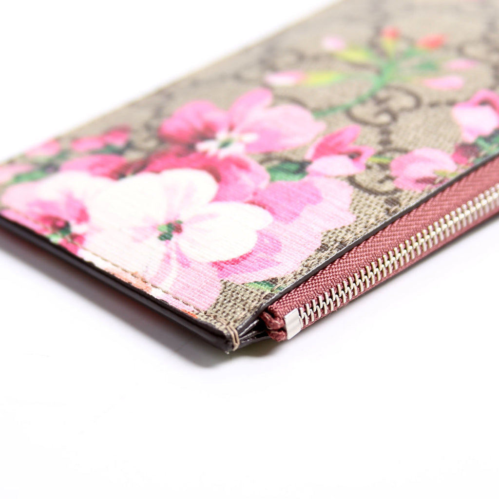 421311 GG Blooms Key Pouch Mauve