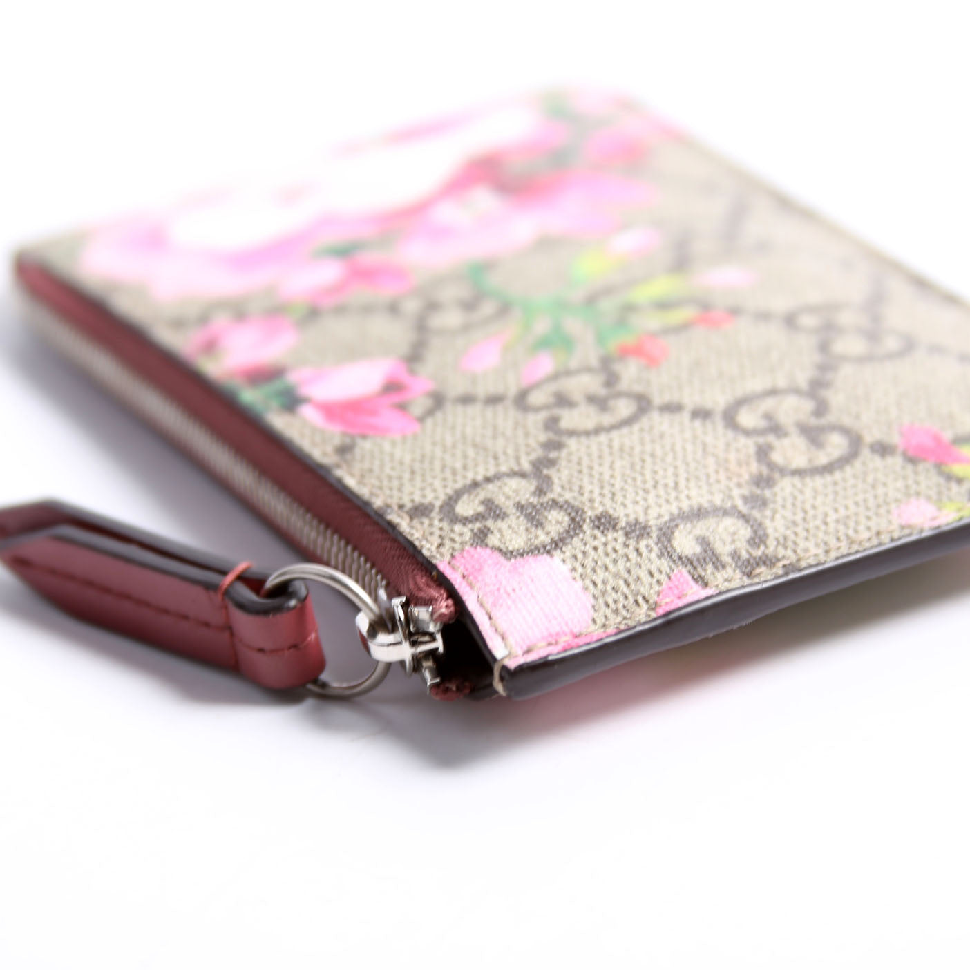 421311 GG Blooms Key Pouch Mauve