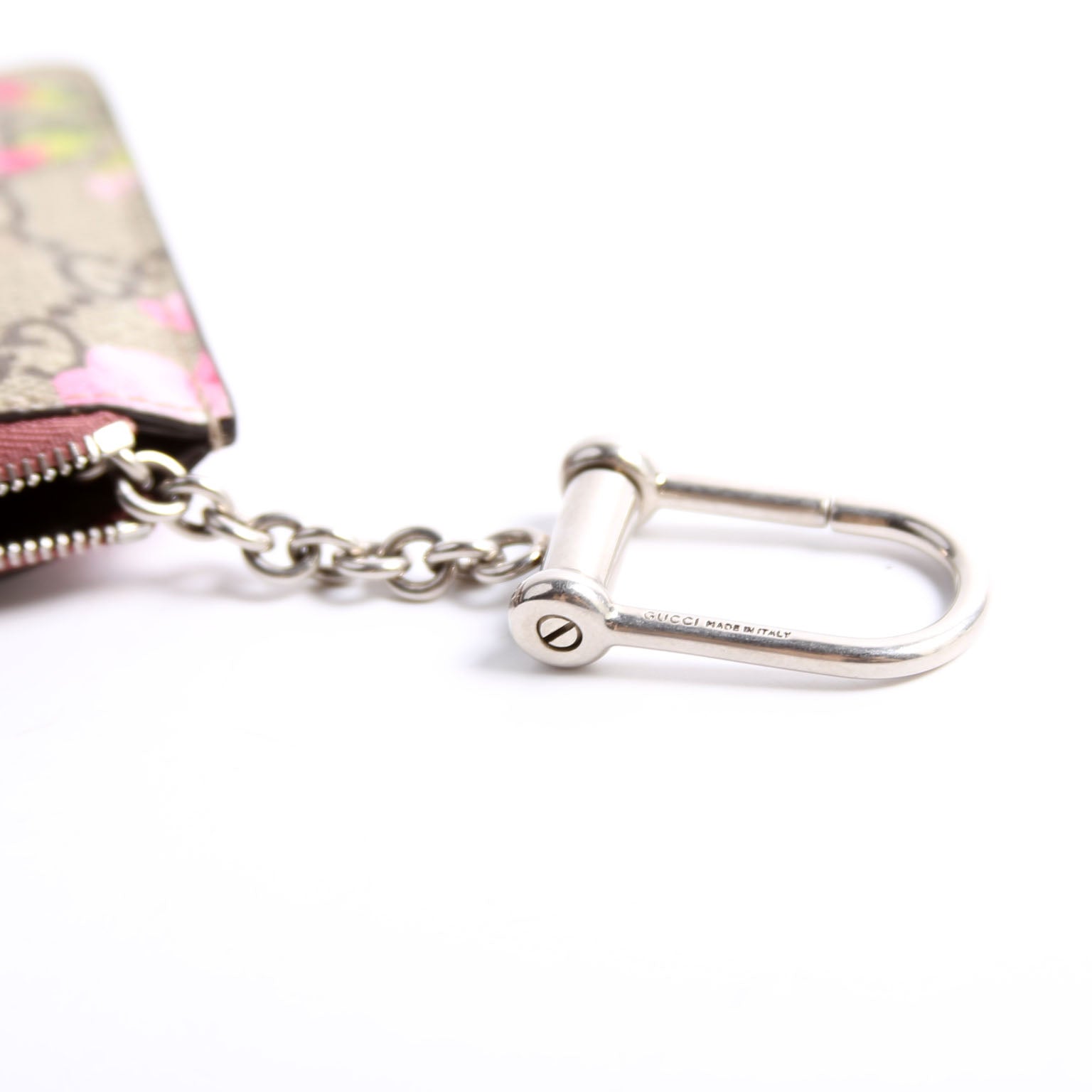 421311 GG Blooms Key Pouch Mauve