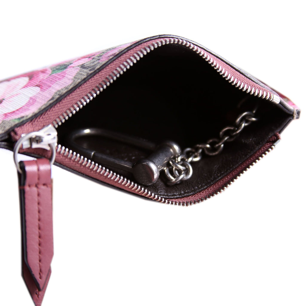 421311 GG Blooms Key Pouch Mauve