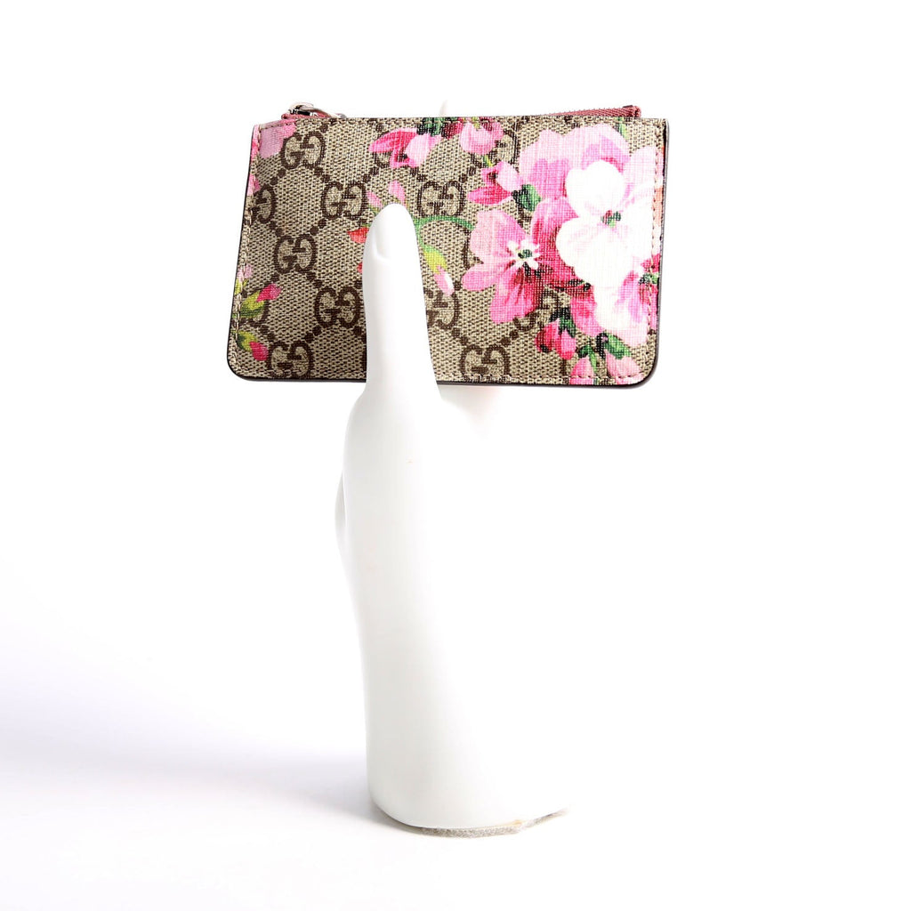 421311 GG Blooms Key Pouch Mauve