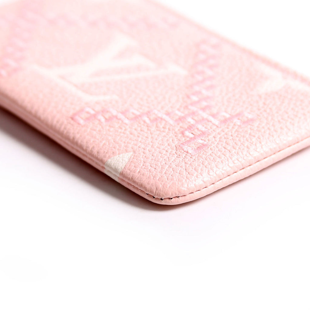 Pochette Cles Giant Broderies Empreinte Pink