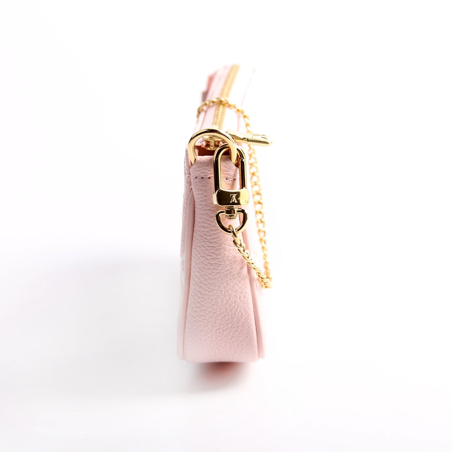 Pochette Accessories Mini Broderies Empreinte Pink