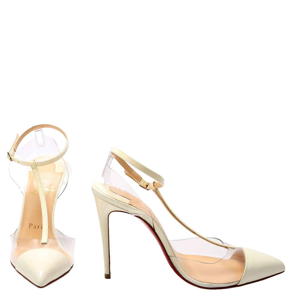 Nosy Strass 100MM Size 34.5 Cream