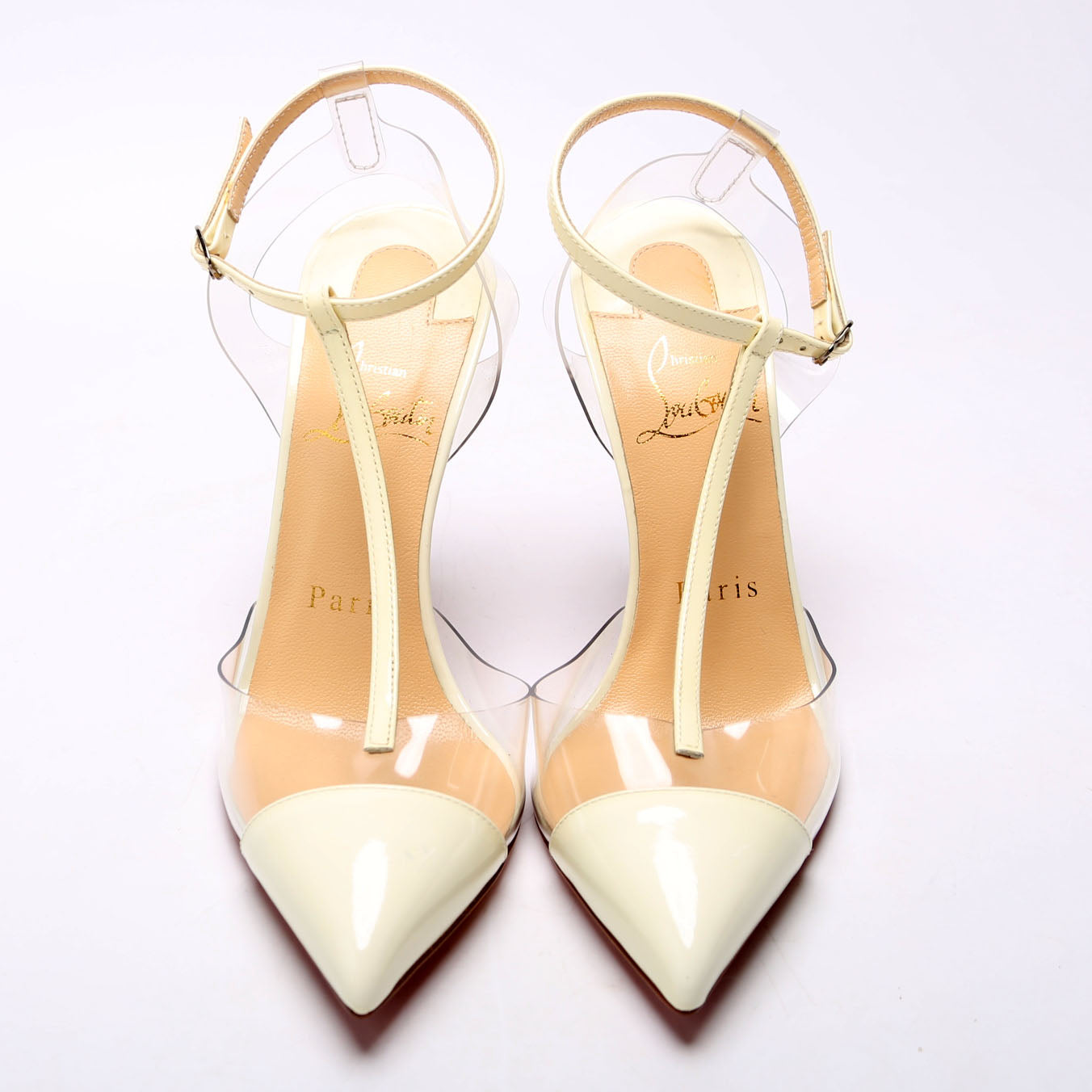Nosy Strass 100MM Size 34.5 Cream