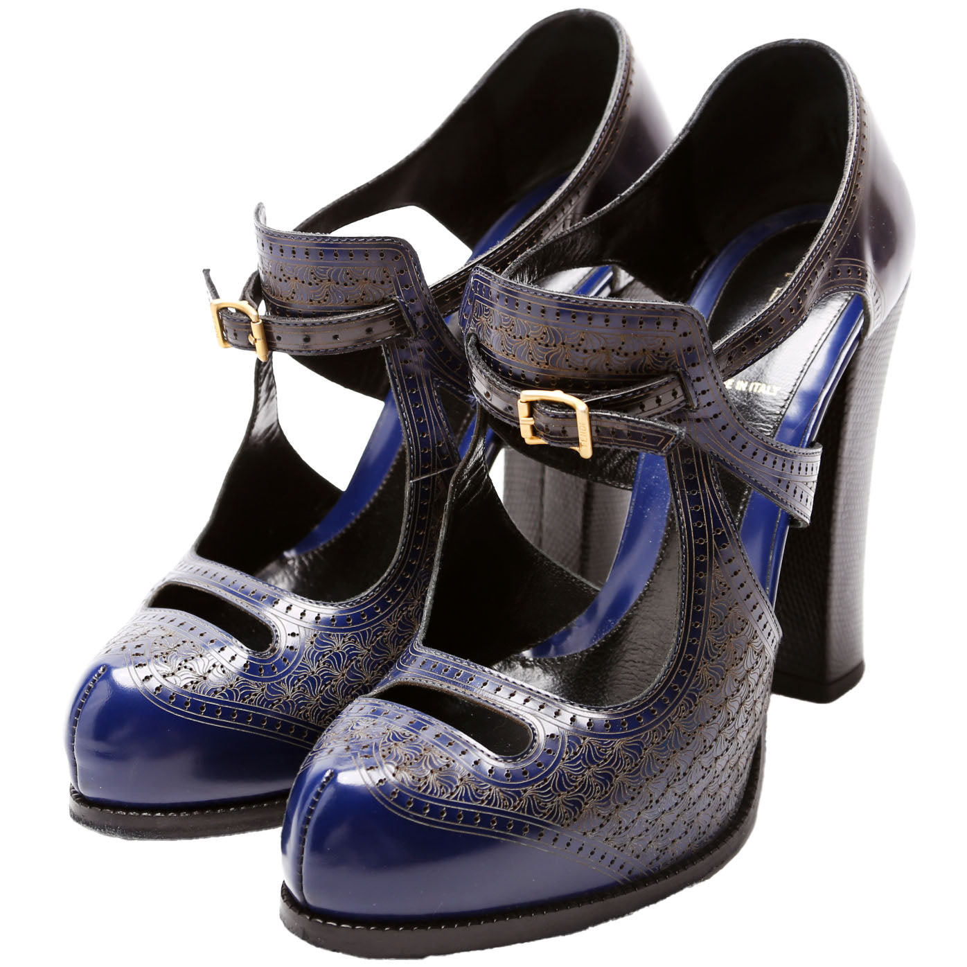 Chameleon Pumps Size 41 Navy