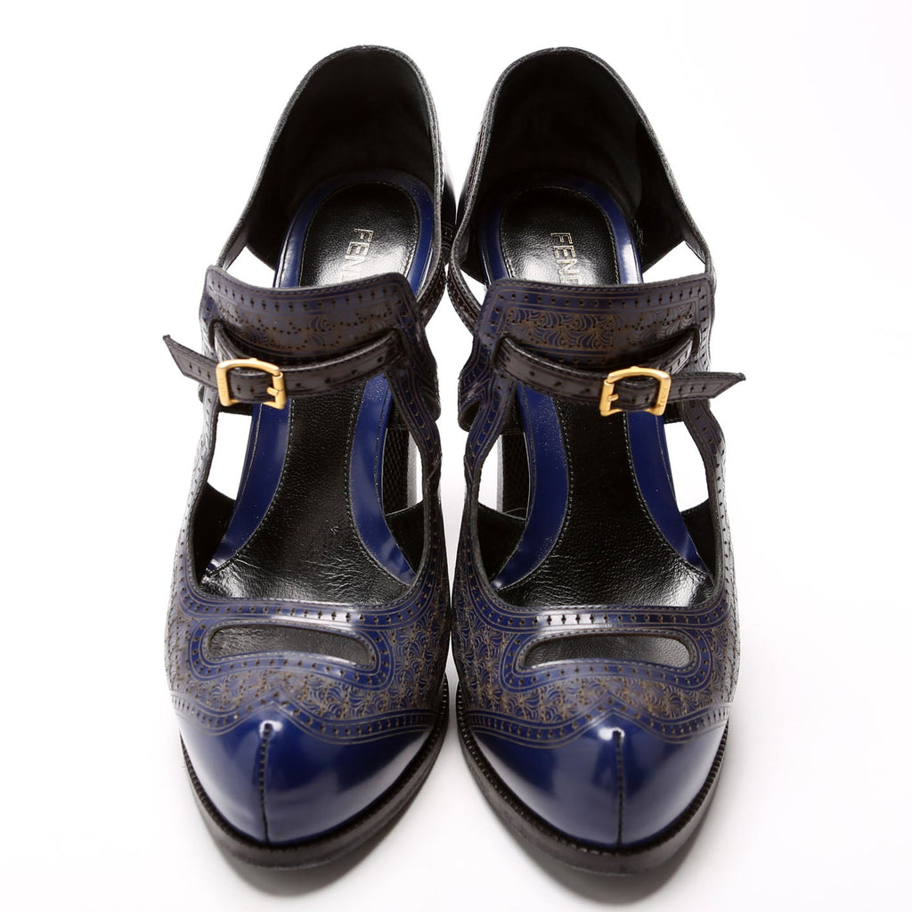 Chameleon Pumps Size 41 Navy