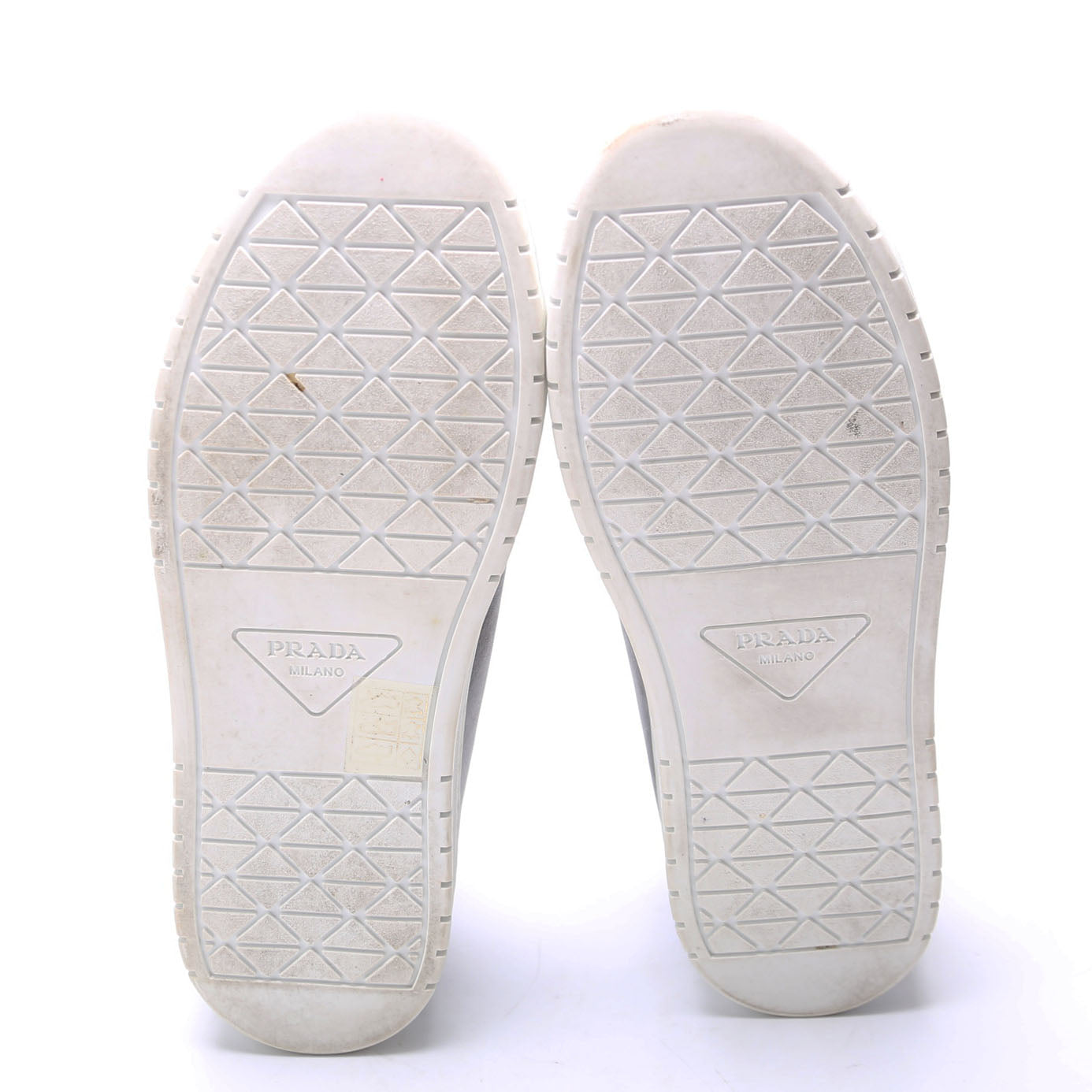 Triangle Logo Sneakers Size 36 Black/Gold
