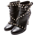 Rockstud Bow Booties Size 41 Black