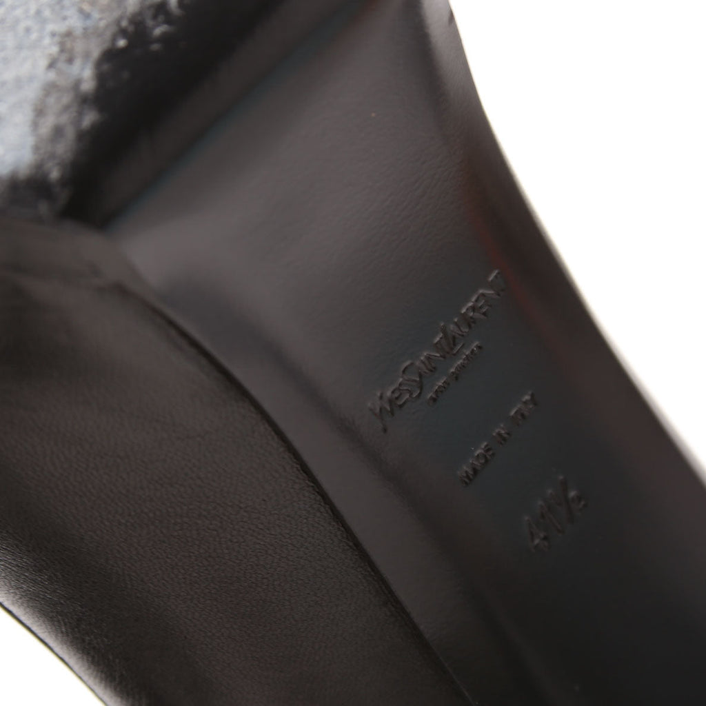 SAINT LAURENT Tribtoo Platform Pumps Size 41.5 Black