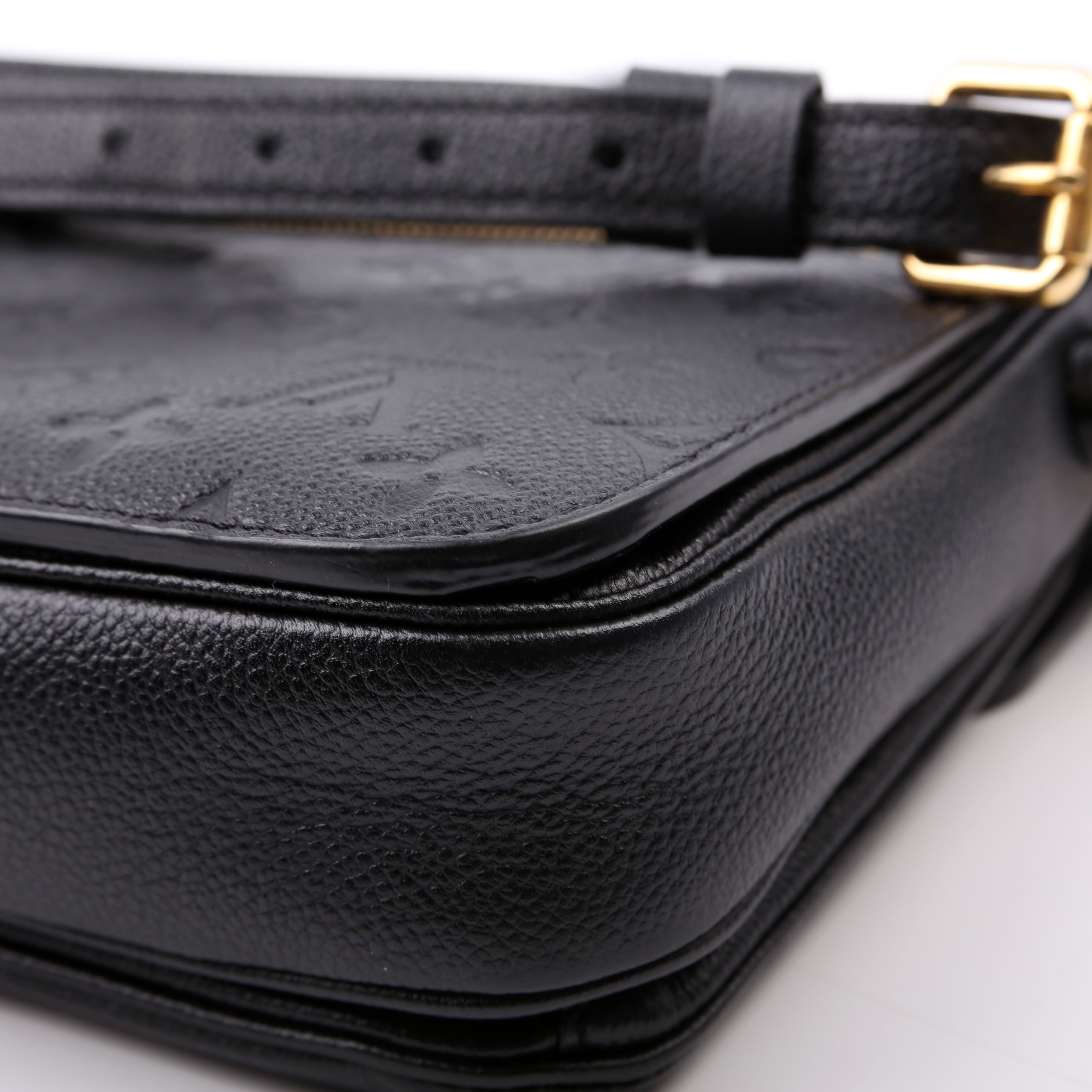 Pochette Metis Empreinte Black