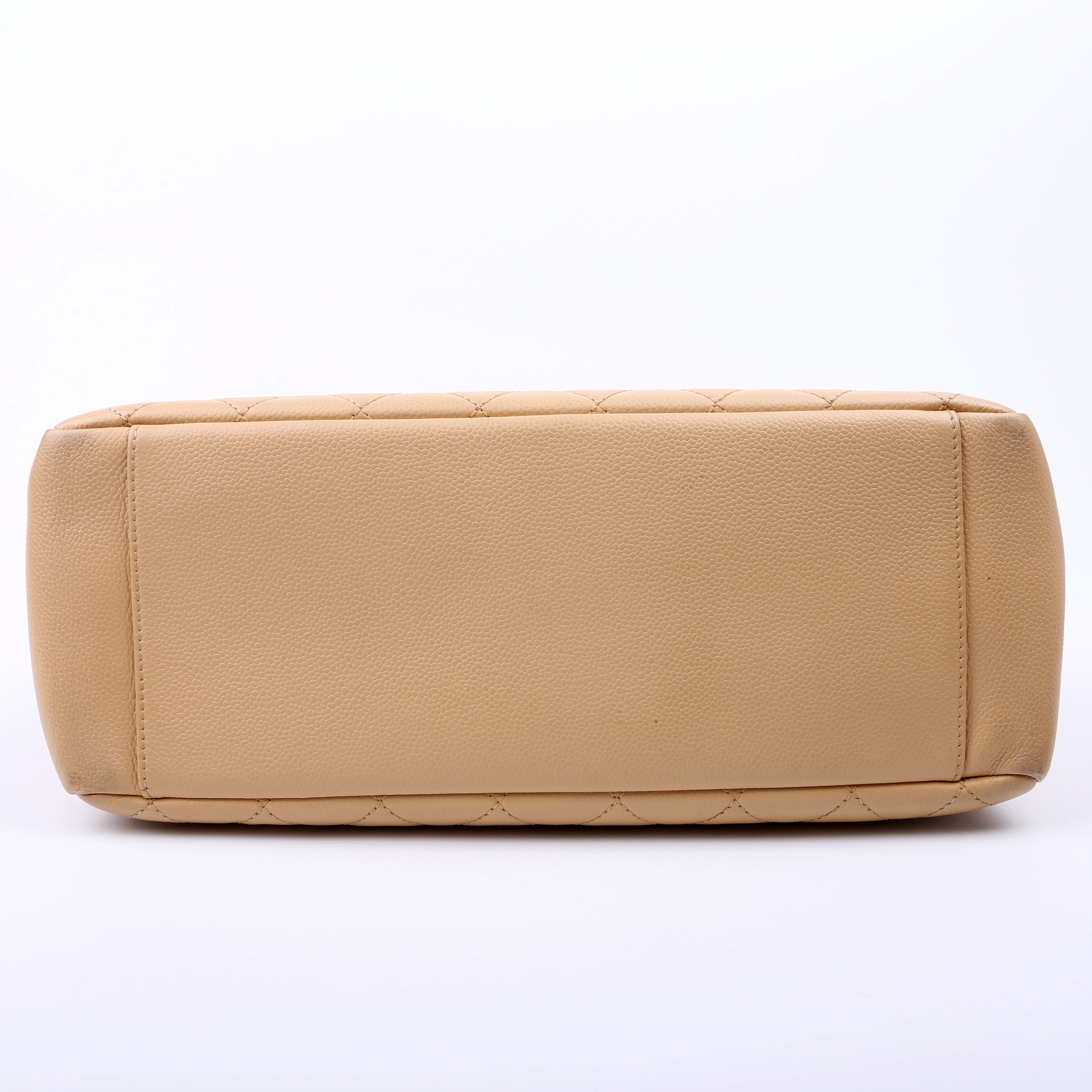 Grand Shopping Tote Caviar Tan