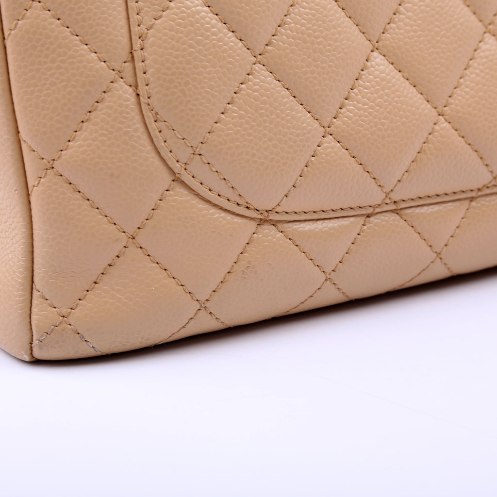 Grand Shopping Tote Caviar Tan