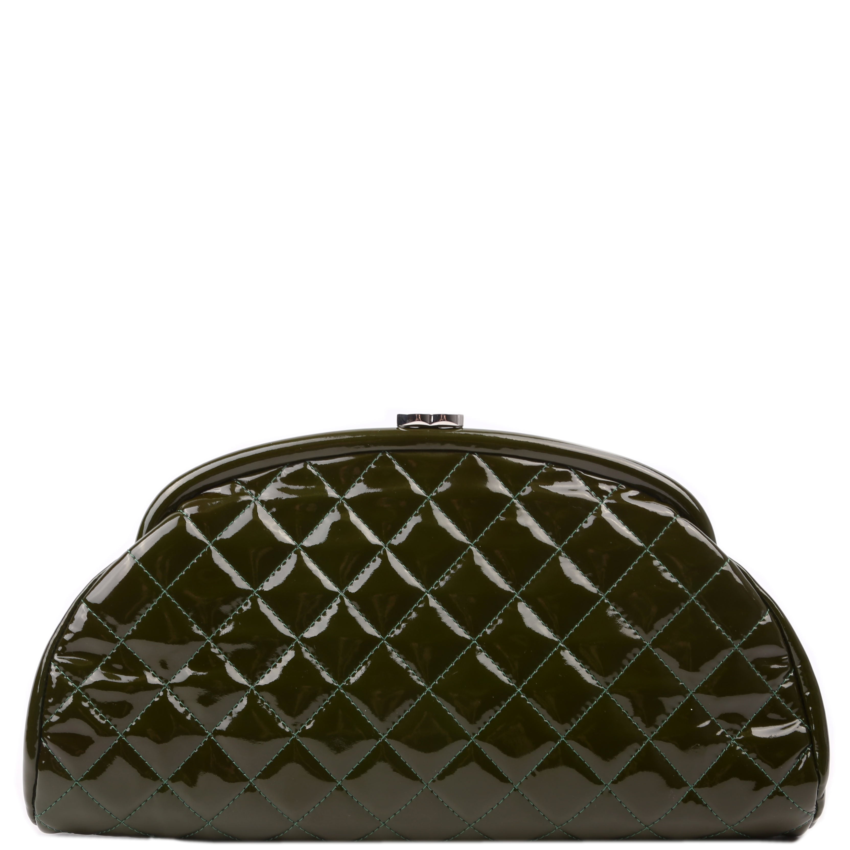 Timeless Clutch Patent 15M Green