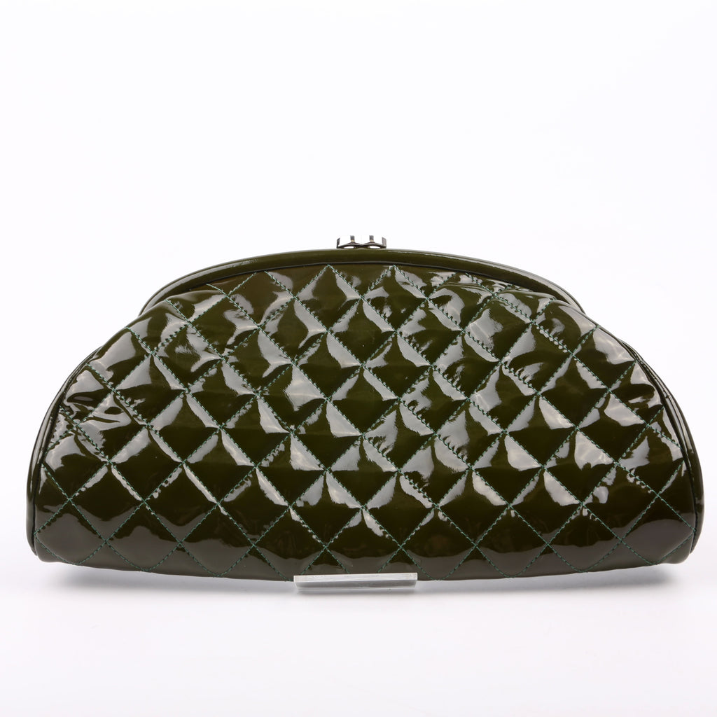 Timeless Clutch Patent 15M Green