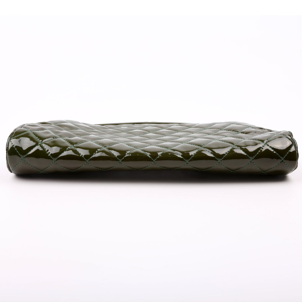 Timeless Clutch Patent 15M Green