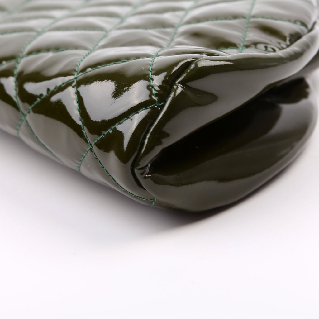 Timeless Clutch Patent 15M Green