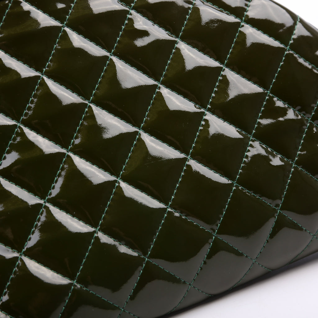 Timeless Clutch Patent 15M Green