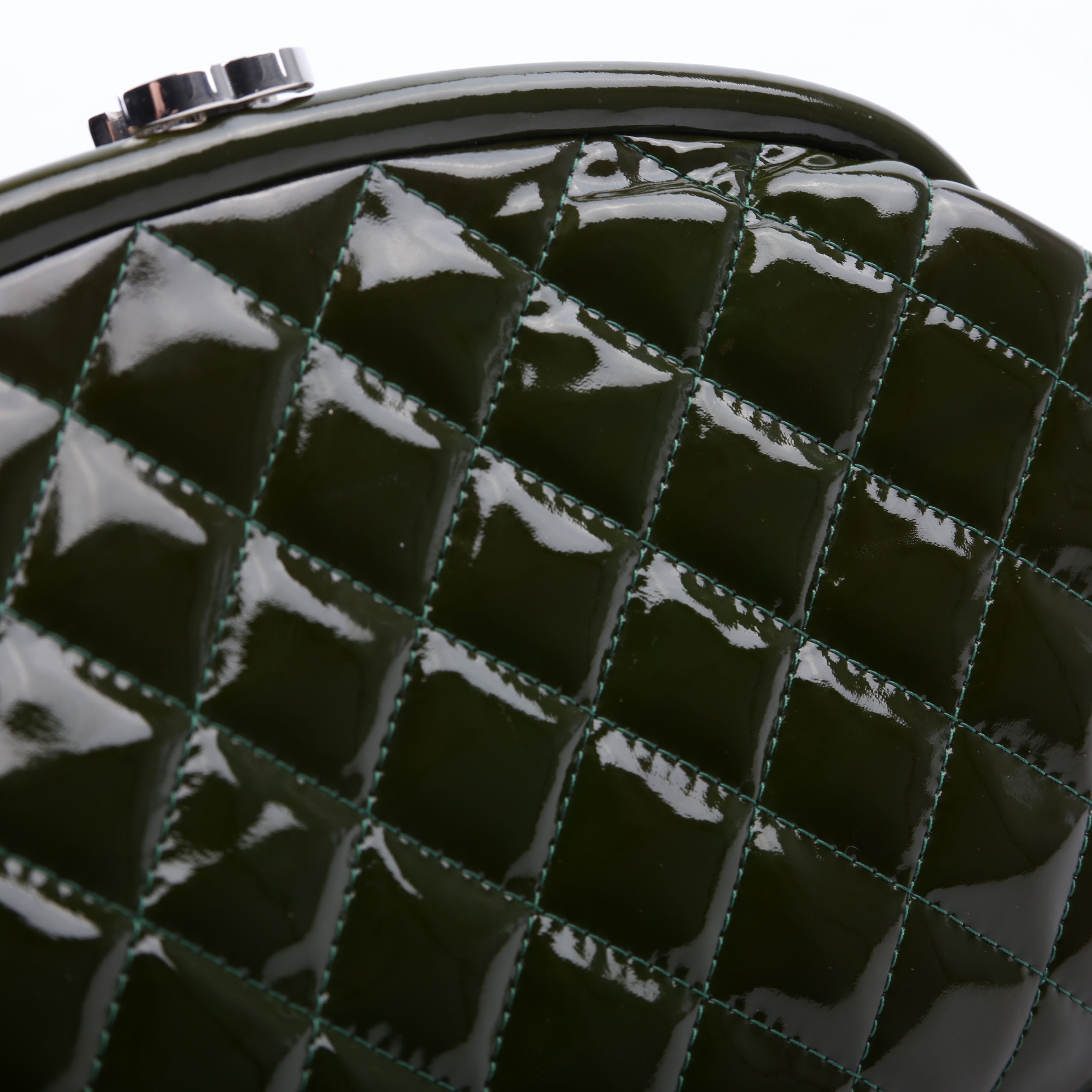 Timeless Clutch Patent 15M Green