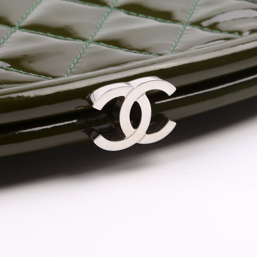 Timeless Clutch Patent 15M Green