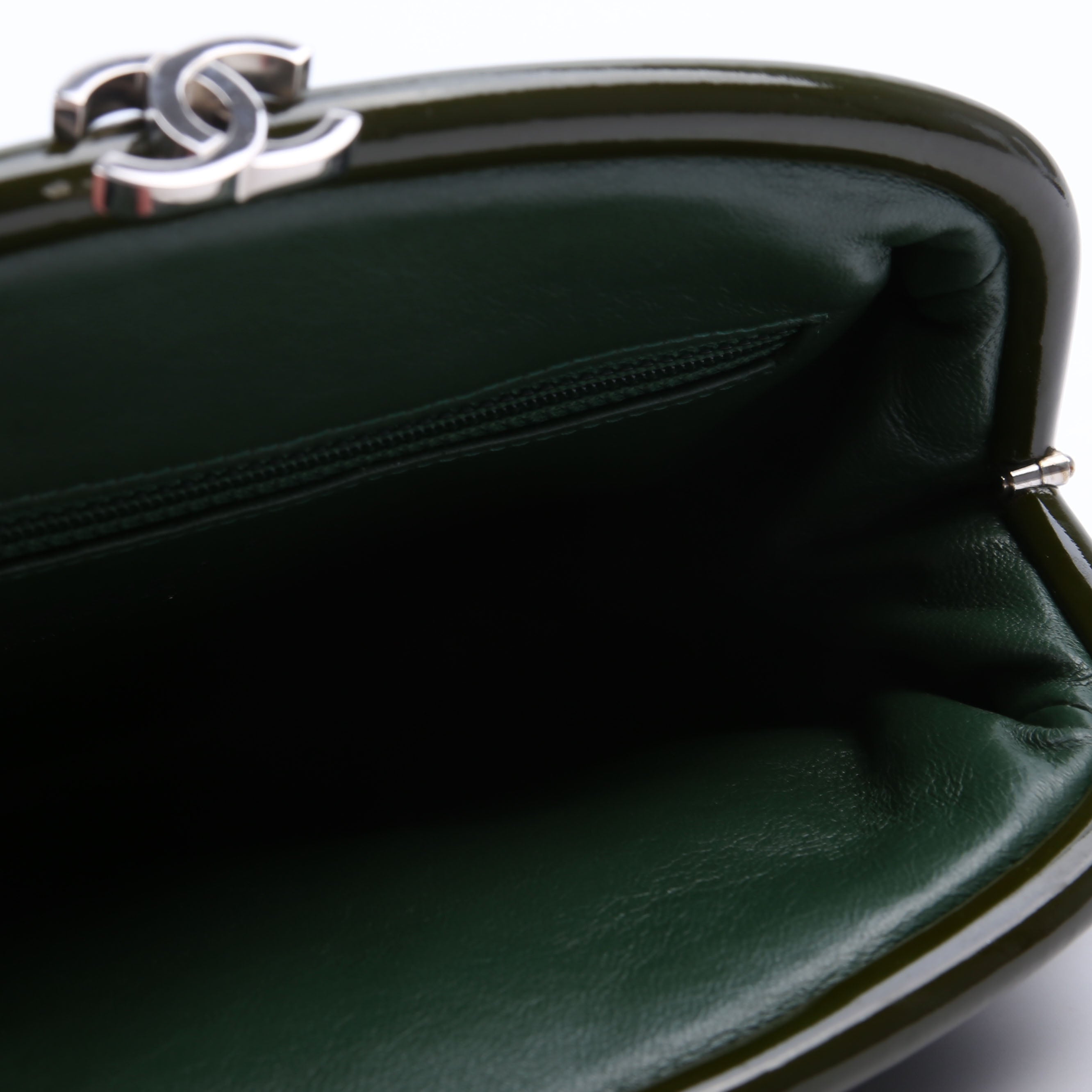 Timeless Clutch Patent 15M Green
