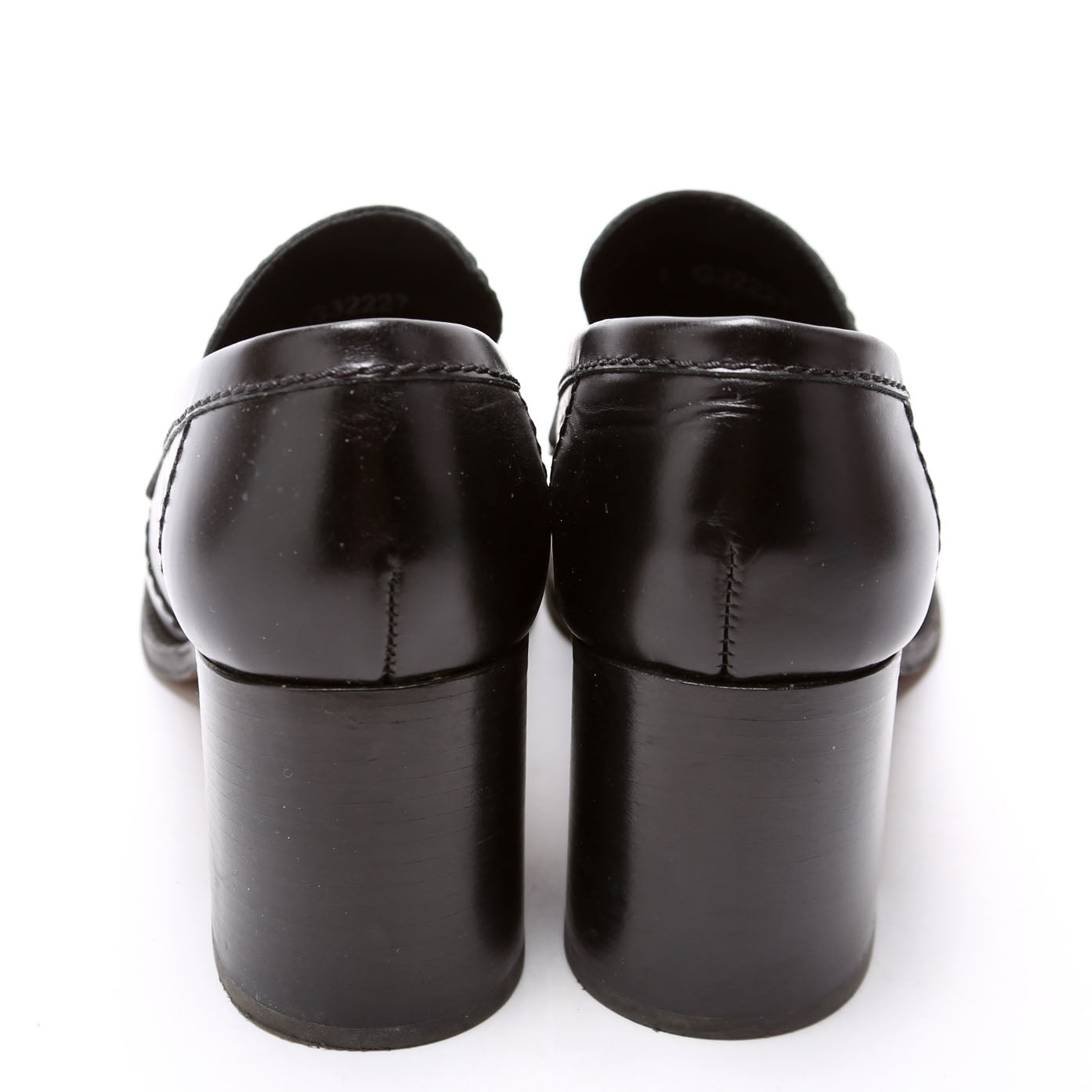 Clover Charm Loafer Pumps Size 41 Black