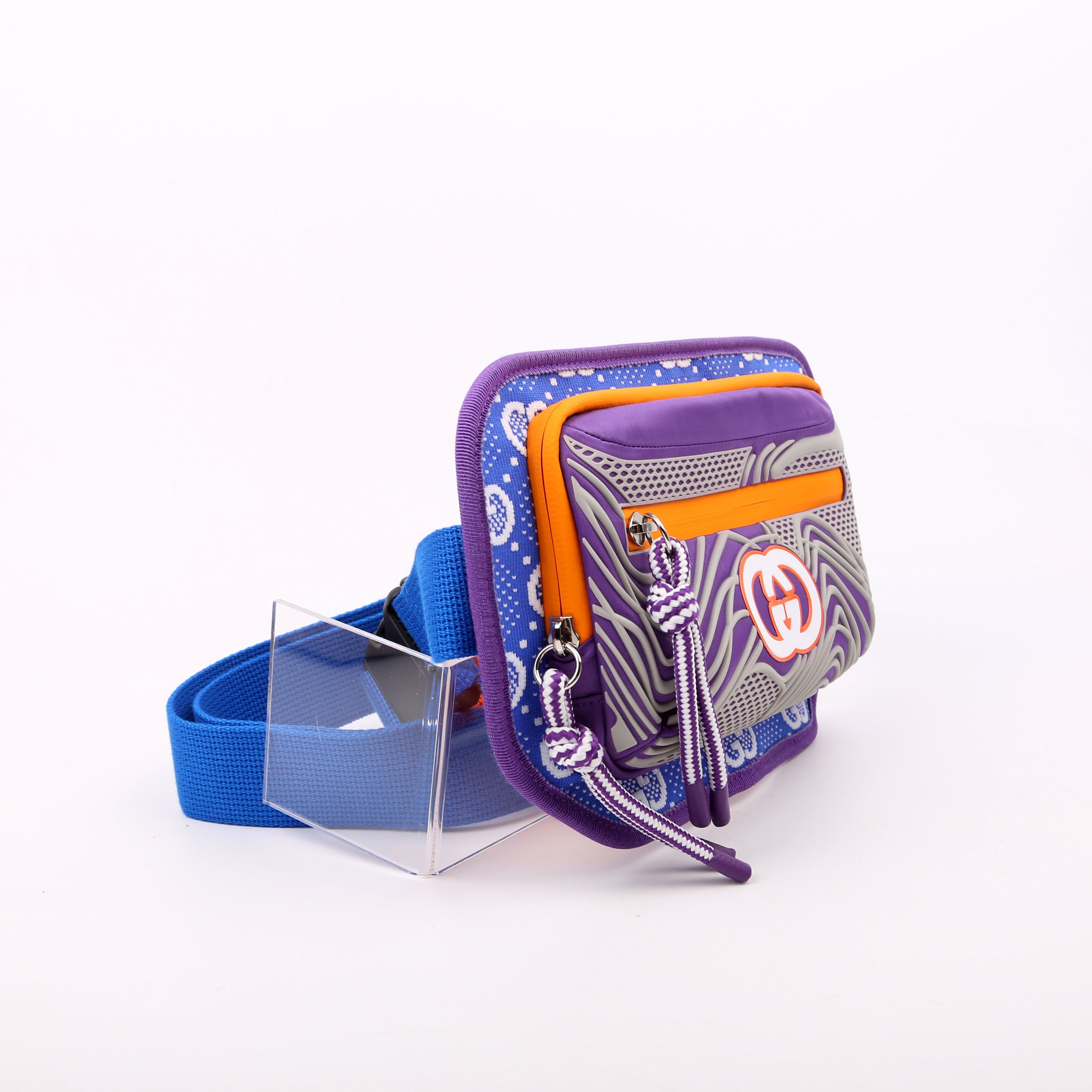 Gucci 752102 GG Nylon/Rubber Belt Bag