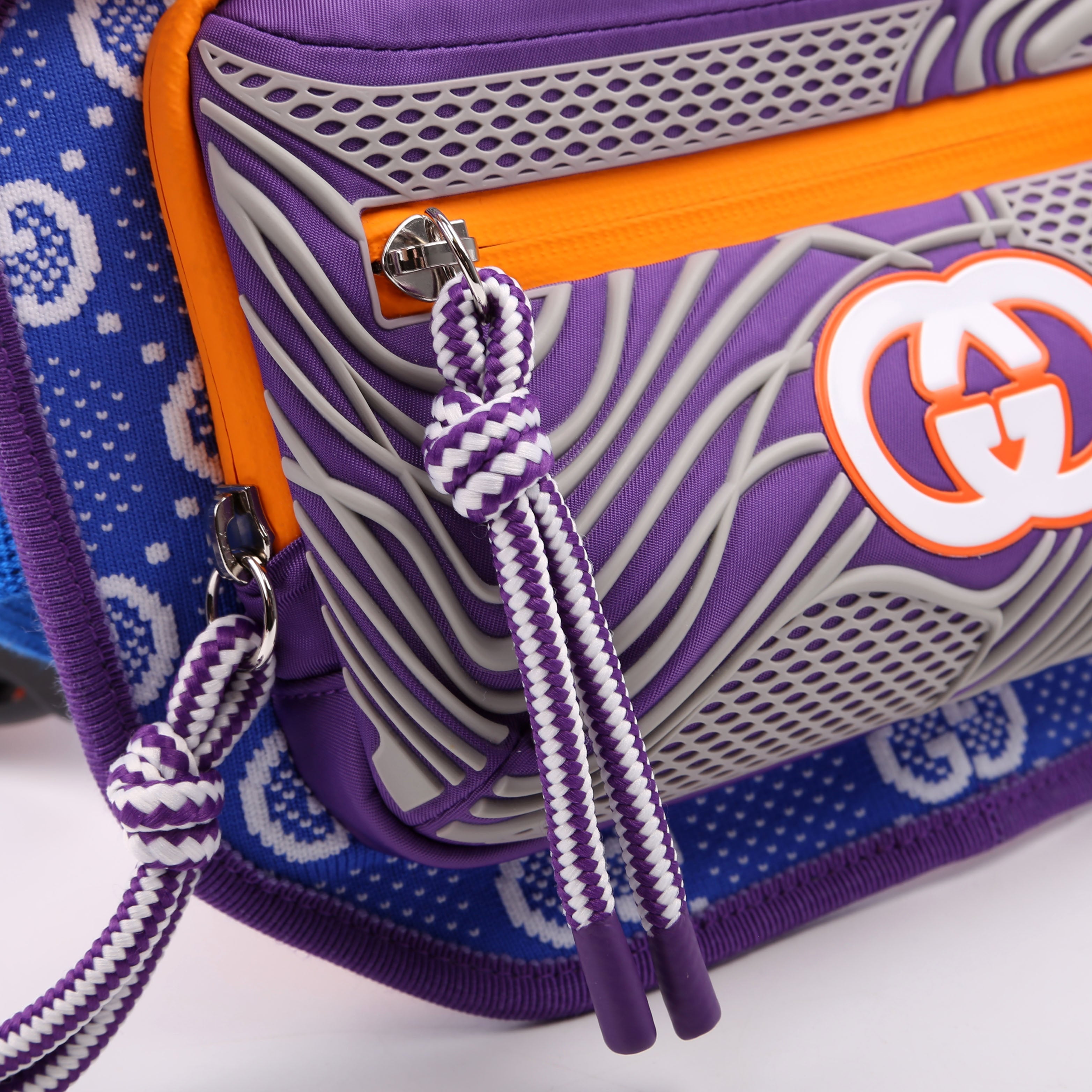 Gucci 752102 GG Nylon/Rubber Belt Bag