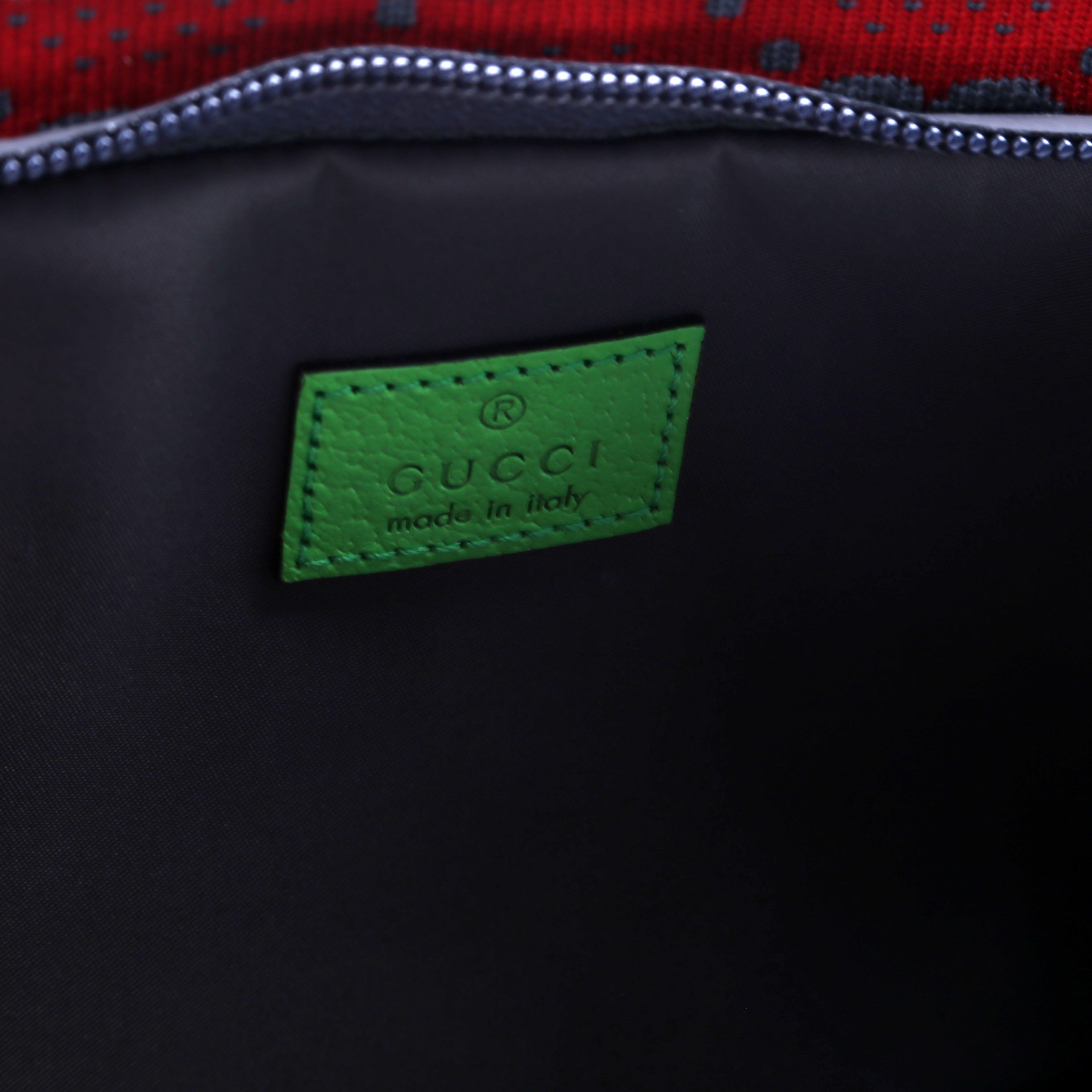 Gucci 752102 GG Nylon/Rubber Belt Bag