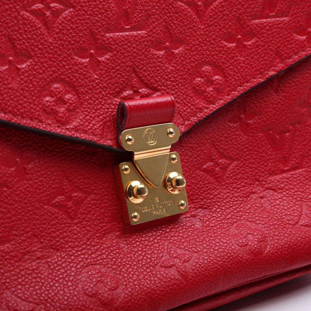 Pochette Metis Empreinte Red