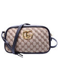 447632 Marmont Small GG Canvas Camera Tan/Black