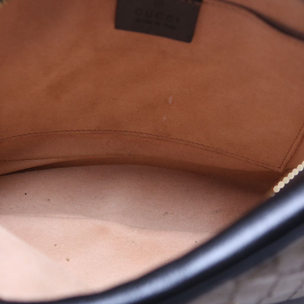 447632 Marmont Small GG Canvas Camera Tan/Black